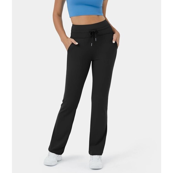 Halara Pants - NWT Halara Womens Cloudful Air High Waisted Pants Size Medium Drawstring Flare